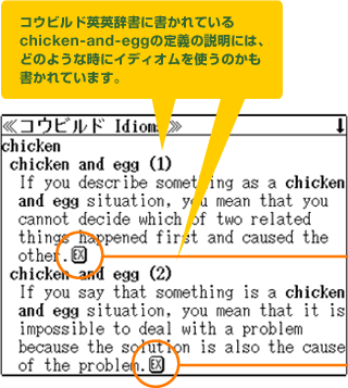 RErhppɏĂchicken-and-egg ̒`̐ɂ́Aǂ̂悤ȎɃCfBIĝĂ܂B