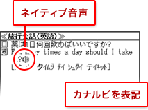 ネイティブ音声　カナルビを表記