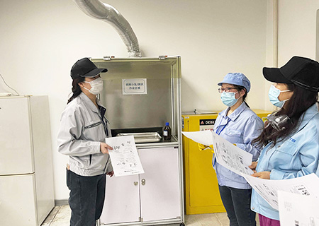 Training for Handling Leaks of Chemical Substances (Seiko Instruments Technology (Shanghai) Inc.)