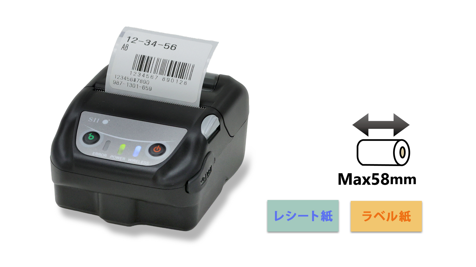 SII レシートプリンター ホワイト 付属品付き RP-F10シリーズ｜POS 