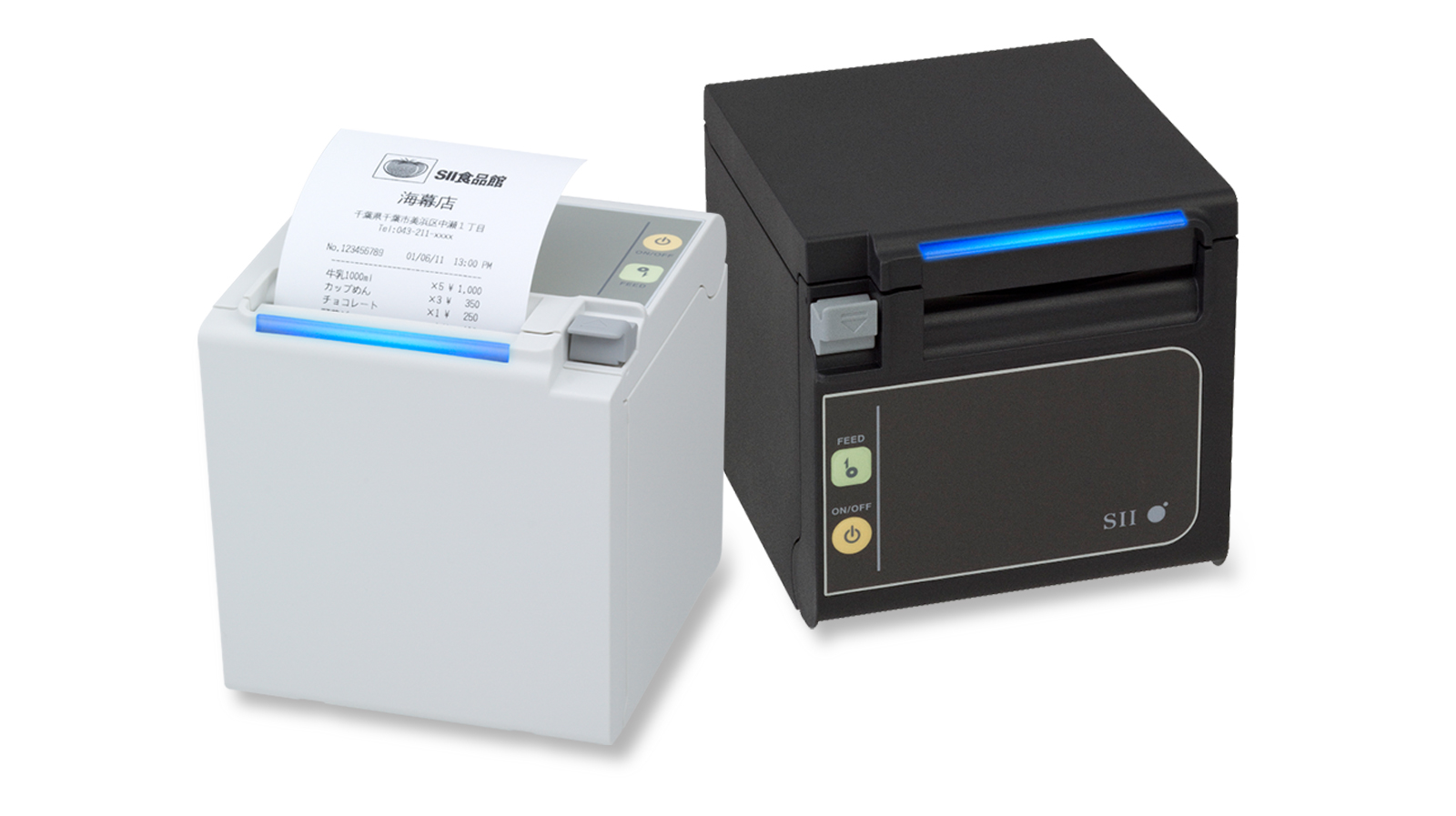 SII レシートプリンター ホワイト 付属品付き RP-F10シリーズ｜POS 