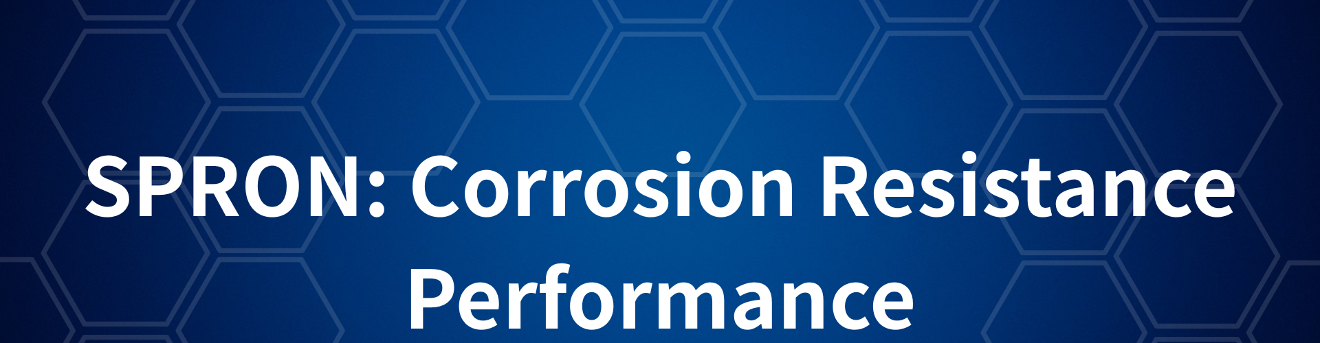 SPRON Corrosion resistance performance1