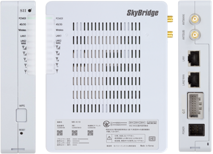 Xi/FOMA/ハイスピード対応 高速データ通信ルータ SkyBridge MB-A100シリーズ