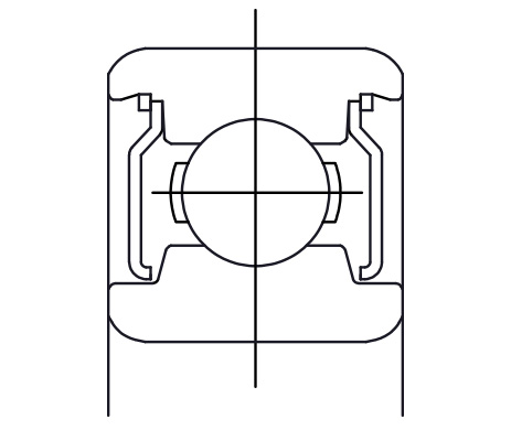 STEEL SHIELD WITH SNAP RING