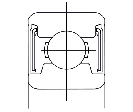 NON-CONTACT RUBBER SEAL