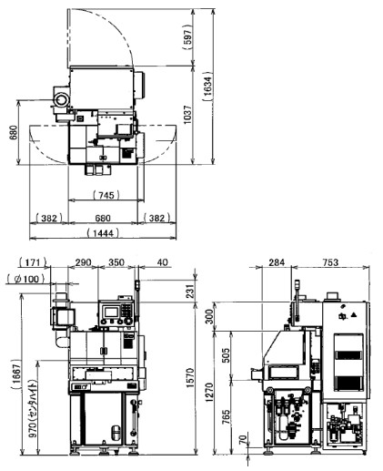 Machine Dimensions