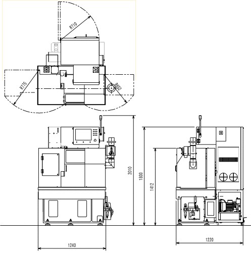 Machine Dimensions