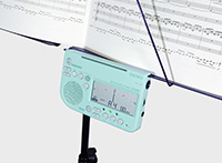 节拍器＆调谐器・STH200・譜面台取り付け例