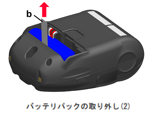 感熱紙をまっすぐに引き出してください。